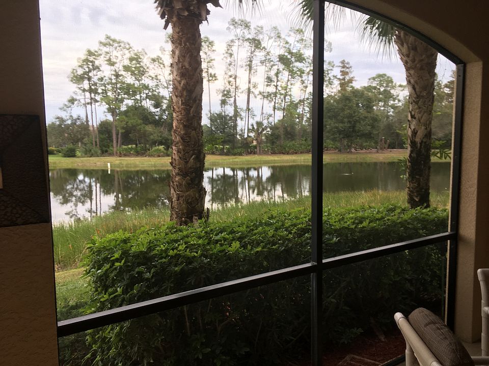 Lanai view of pond and golf
