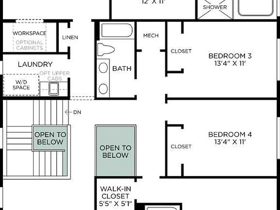 Floor Plan - Second Floor