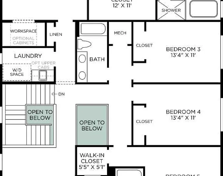 Floor Plan - Second Floor