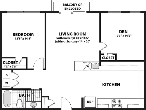 Floor plan Melrose