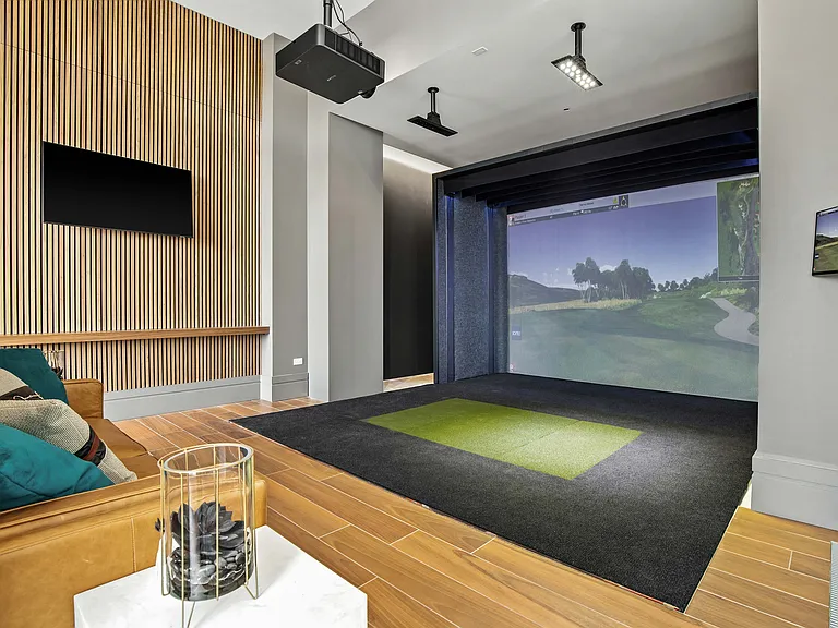Perfect your swing year-round in our immersive golf simulator.
