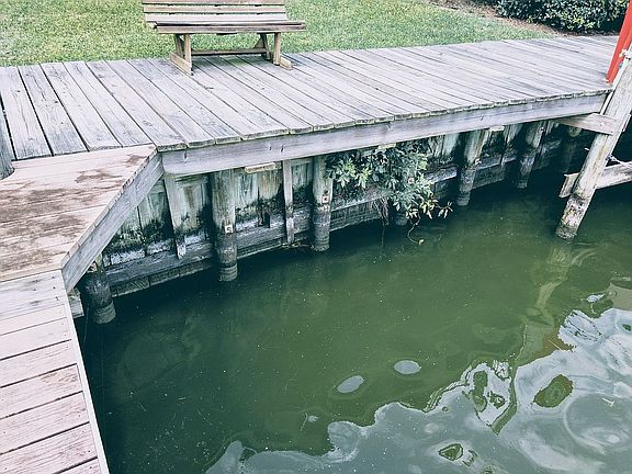 Heavily built marina!