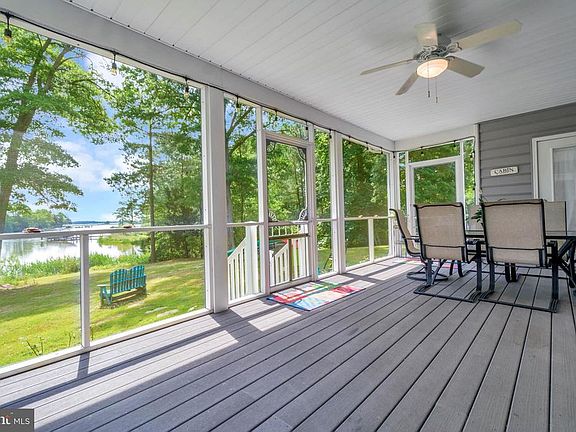 Stunning water views from your screened porch
