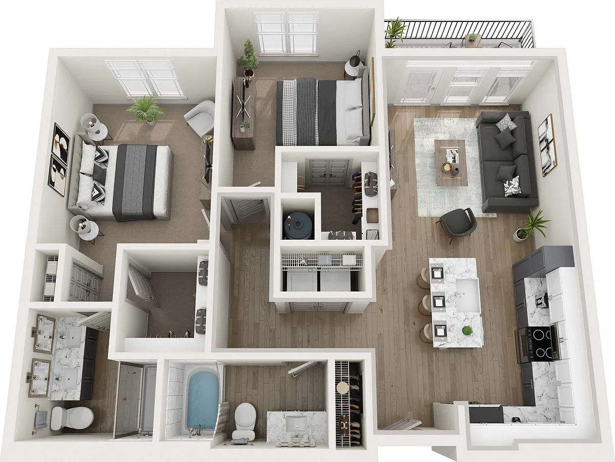 Floor plan Leather