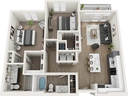Floor plan Leather