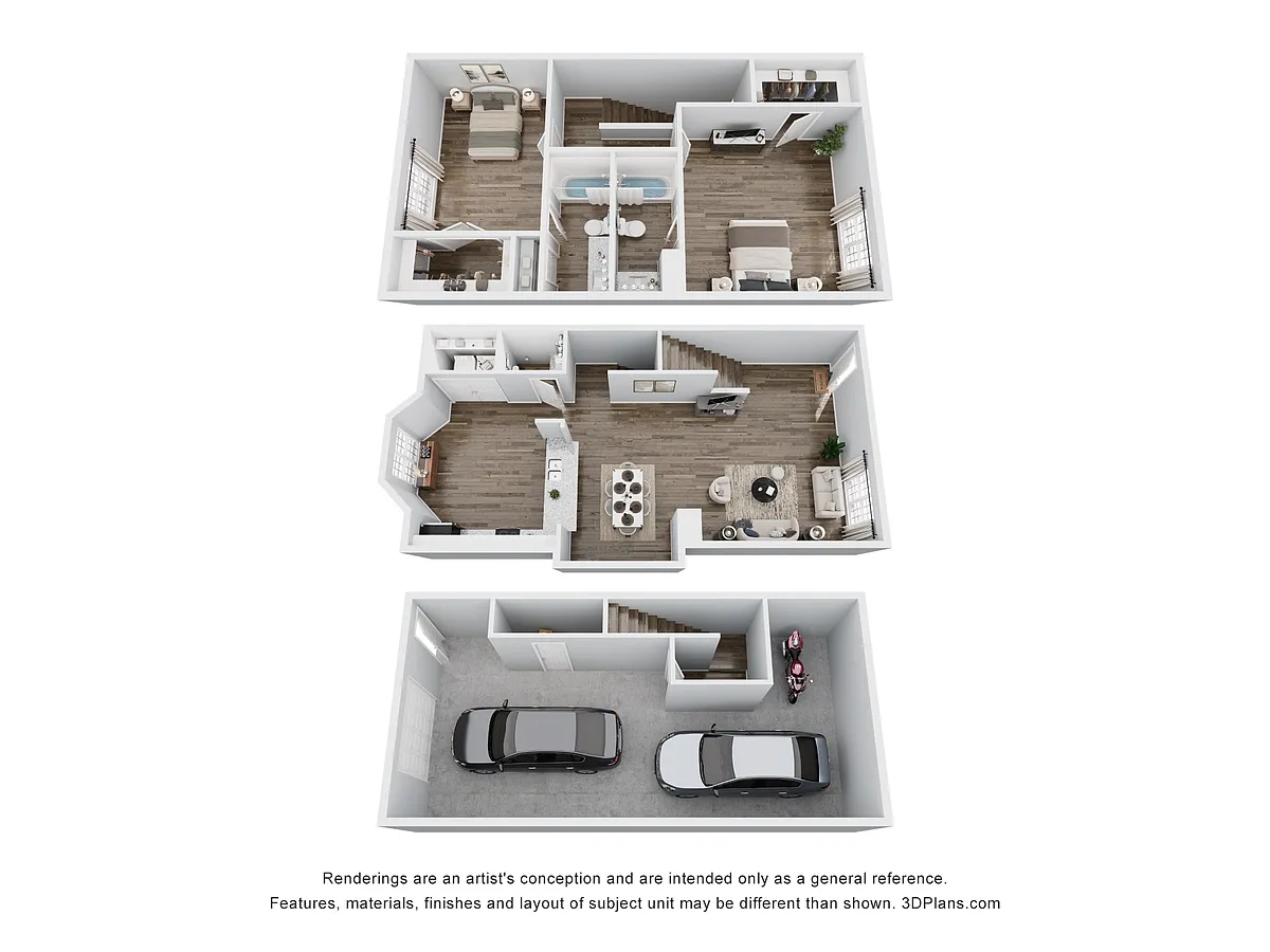 Floor plan Atlanta Townhome