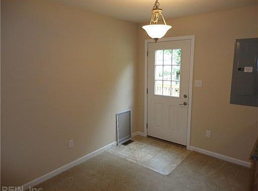 Kitchen Area before floor replacement
