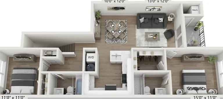 Kirby Village Apartments — Photo 9
