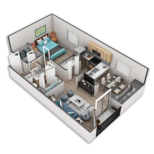 Floor plan Battery Platinum