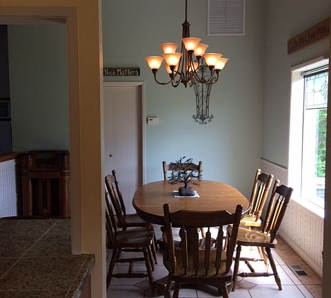 kitchen looking into dining 