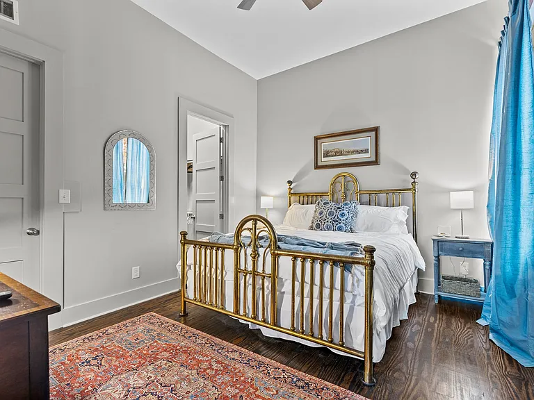Walk in closet in bedroom