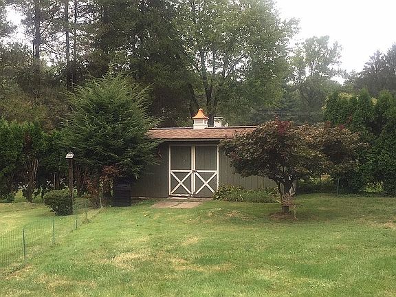 view from house of shed