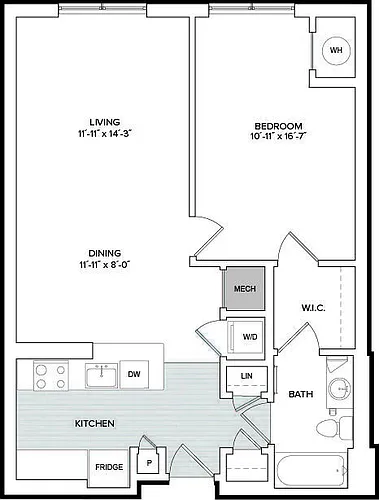 Floor plan 1E1