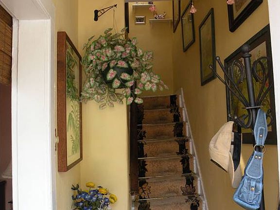 Entryway and stairs