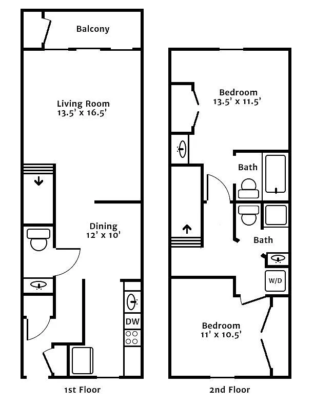 Floor plan Townhome