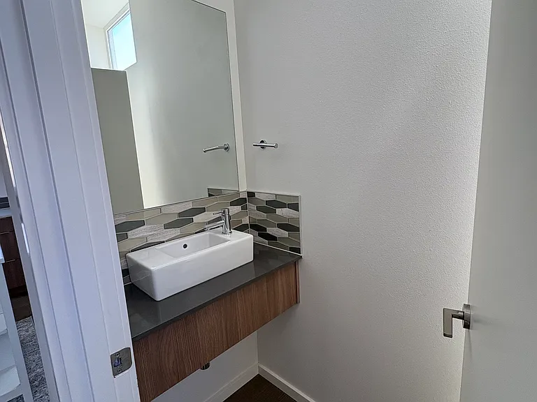 first floor half bath