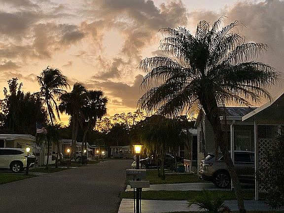 Down the street of house