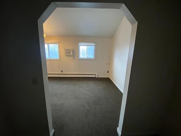 bedroom area looking onto living area