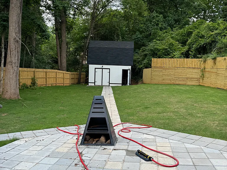Shared backyard