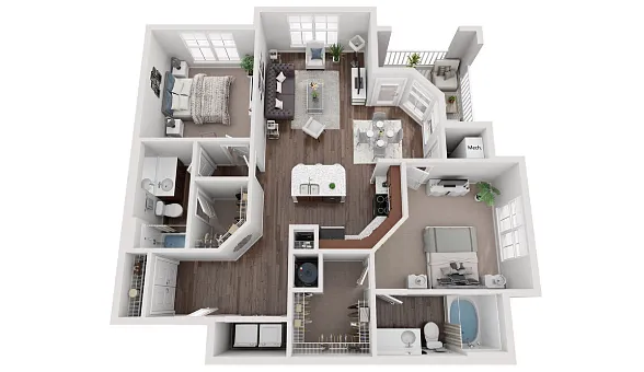 Floor plan B1