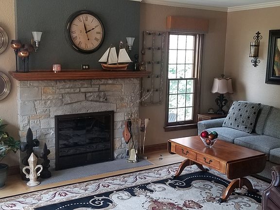 Beautiful Stone Fireplace!