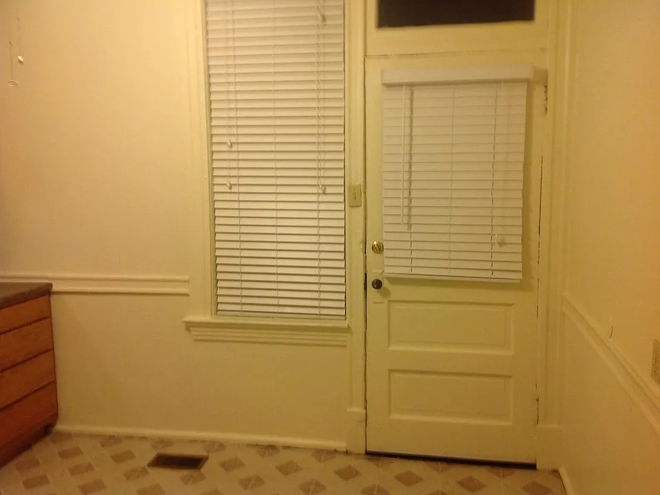 Kitchen back door