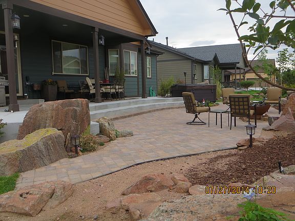 Back yard: from SE Corner
