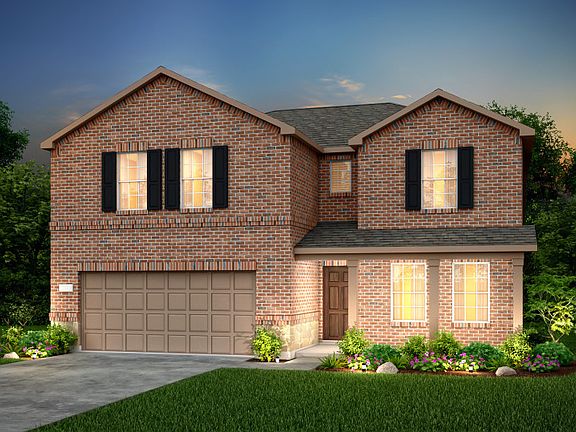 The Stockdale, a two-story home with 2-car garage, shown with Home Exterior LS207