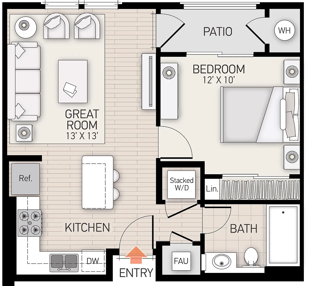 Floor plan Plan B