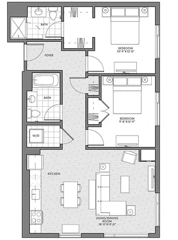 Floor plan B2A