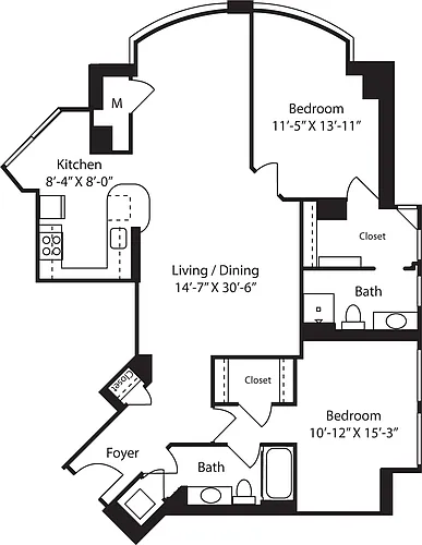 Floor plan Washington