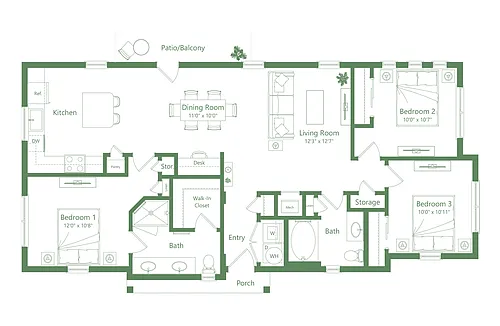 Floor plan C1