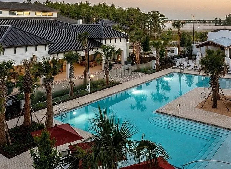Resort-style pool