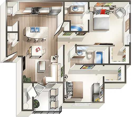 Floor plan B1