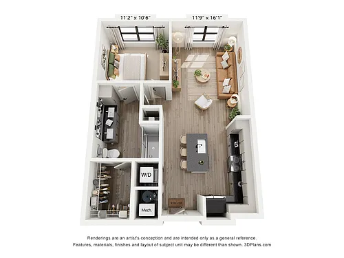 Floor plan A2A