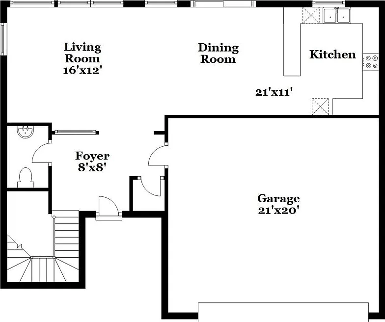 3 bed, 2.5 bath, 1579 sqft, $2,100 — Photo 2