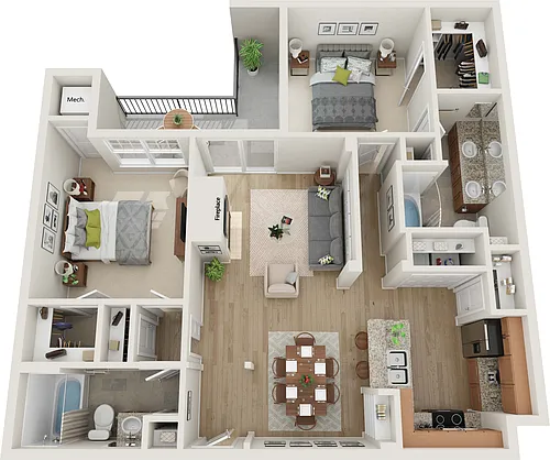 Floor plan Buckingham
