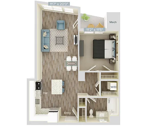 Floor plan A4-760