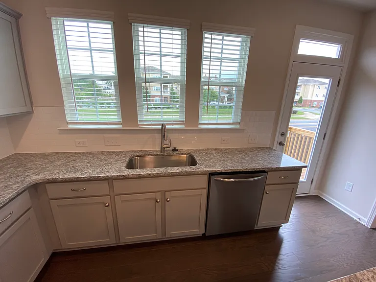 Kitchen and back door to the deck.