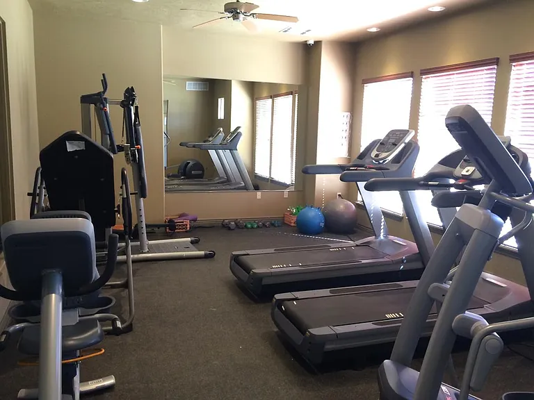 Gym at clubhouse