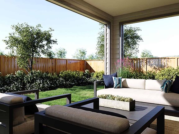 Example of Plan 3507 Covered Outdoor Living Space