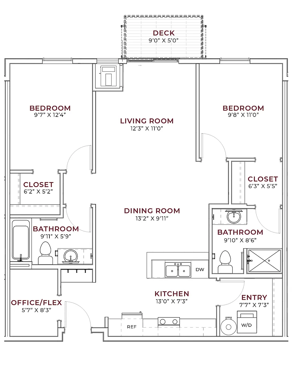 Floor plan The Legend