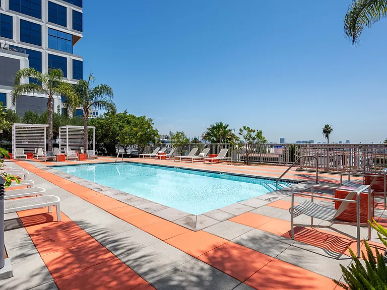 Sunset Facing Pool Deck