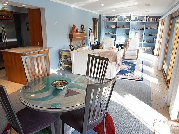 Dining area with lake view