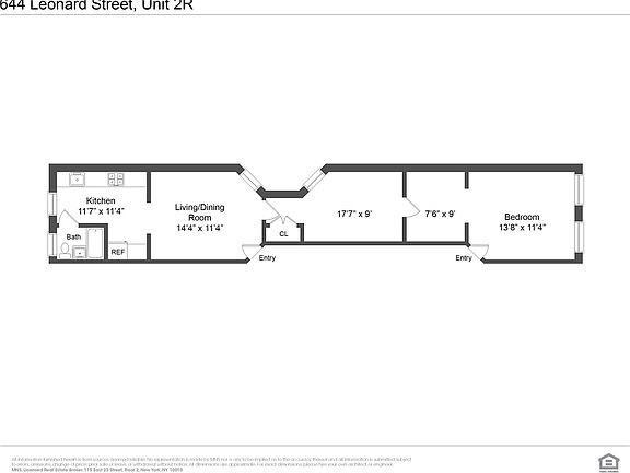 2nd image of 644 Leonard St APT 2R