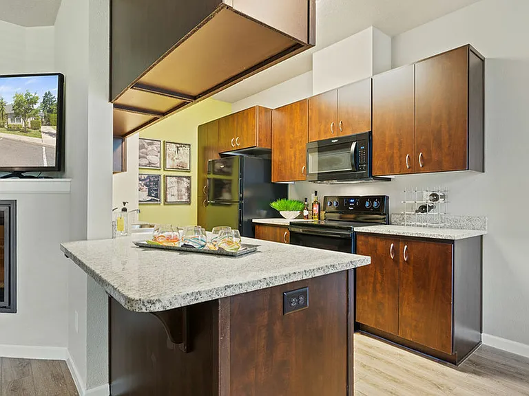 Open-concept kitchen