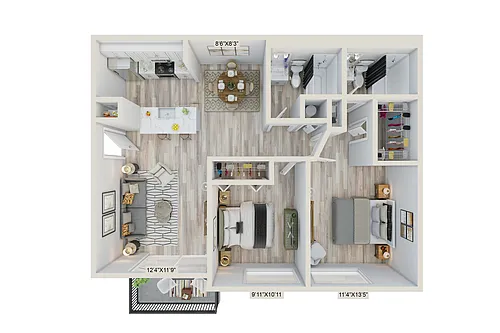 Floor plan B2r