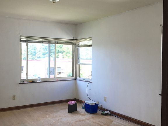living room- floors being refinished