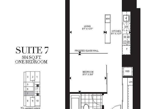 3rd image of 426 University Ave #1007