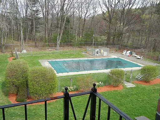 A view from the balcony